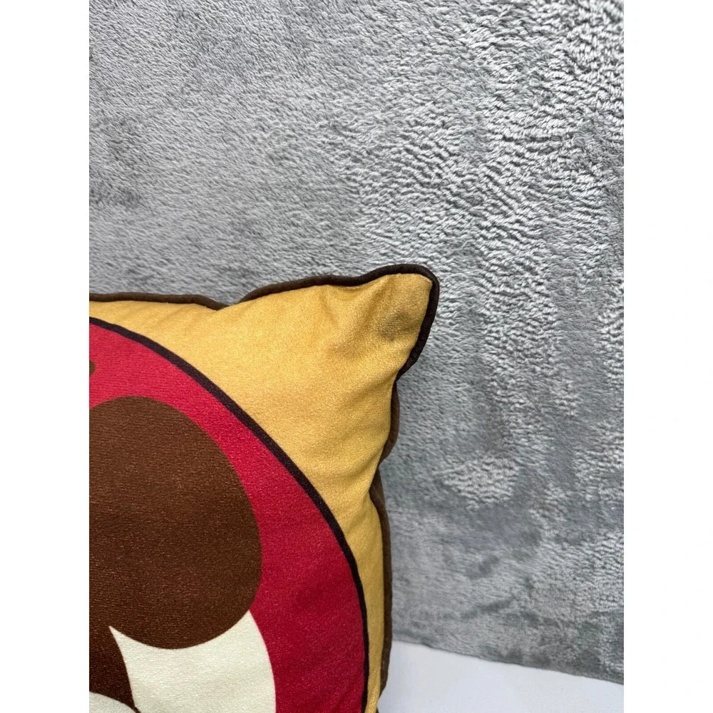 Vintage Art Disney Mickey Mouse Club Classic Throw Decorative Pillow Multicolor